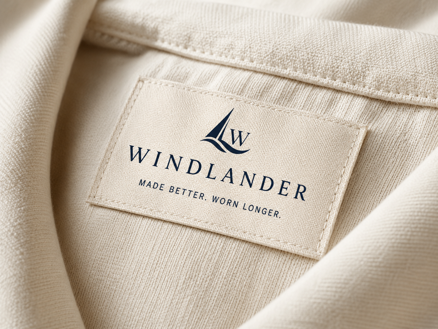 Windlander fabric and label